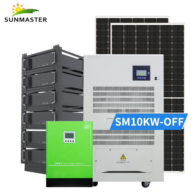 10KW خارج الشبكة الشمسية النظام